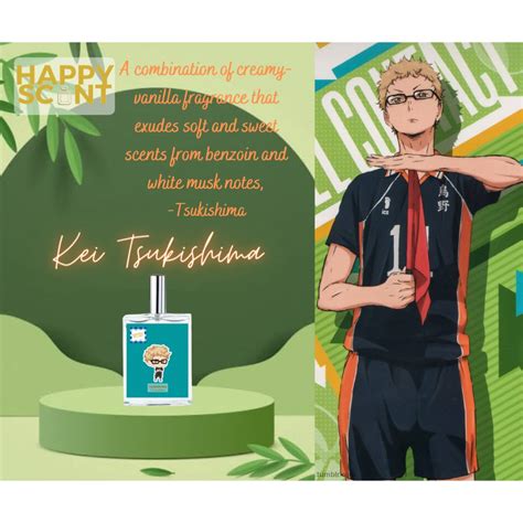 I Happy Scent Haikyuu Tsukishima Perfume Eau De Parfum Ml Shopee