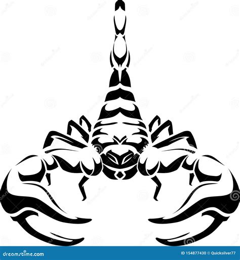 Scorpion Line Art Cartoon Vector 83169393