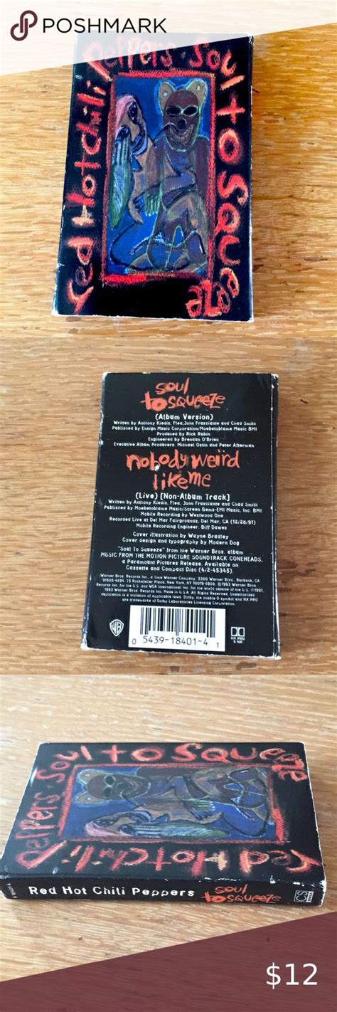 Retro Red Hot Chili Peppers Cassette Tape