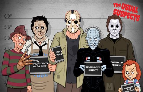 Usual Suspects Slasher Edition By B Maze On Deviantart