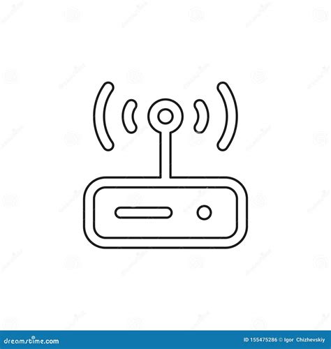 Router Modem Icon Or Logo Stock Image 143984107