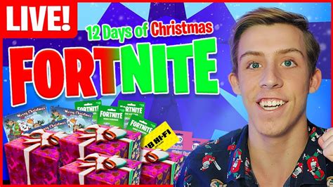 12 DAYS OF CHRISTMAS GIVE AWAYS FORTNITE LIVE OCE Day 10