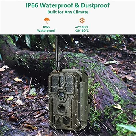 GardePro E8 Trail Camera WiFi 32mp 1296p Fast 0 1s Trigger