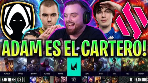 ADAM TRAE EL CORREO A HERETICS CASTEO IBAI TH Vs BDS Game 1 LEC