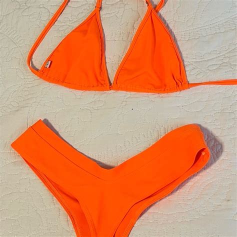 Wicked Weasel Swim Neon Orange Wicked Weasel Bikini Poshmark