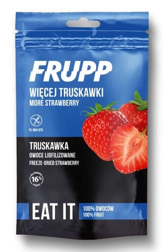 Frupp Truskawka Liofilizowana W Plastrach G Allegro Pl