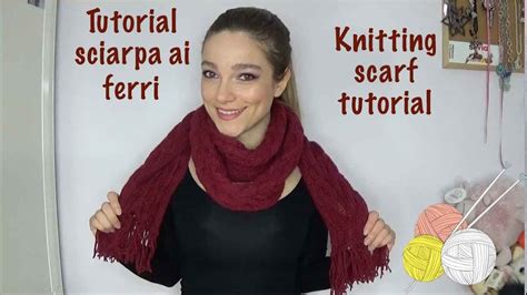 TUTORIAL SCIARPA Con TRECCE AI FERRI YouTube