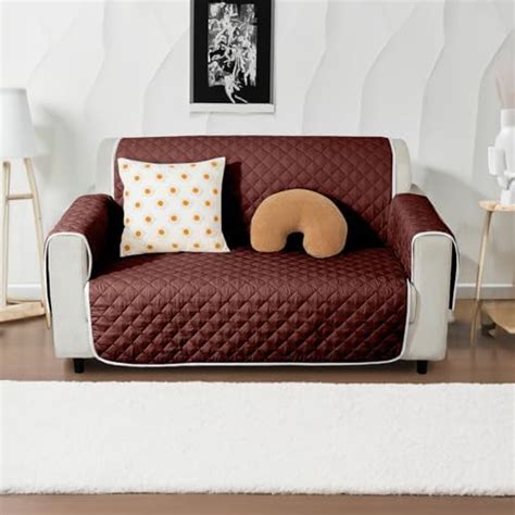 Cortina 100 Polyester Fabric Reversible Quilted Sofa Cover Highly