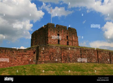 Carlisle Castle Cumbria England Uk Gb Stock Photo Alamy