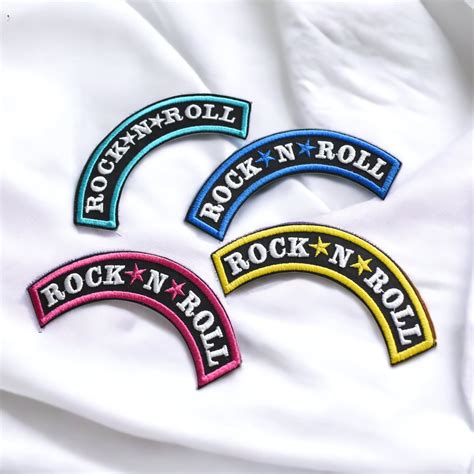 Patche patch écusson Rock n Roll rocker thermocollant patch