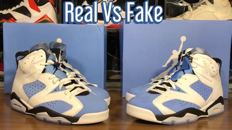 Air Jordan Unc Real Vs Fake Review With Blacklight And Weight