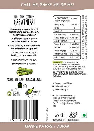 Sugarcane Juice Nutrition Facts Besto Blog