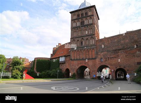 The Burgtor The Northern Gate Of The Old Town Of Lubeck Schleswig