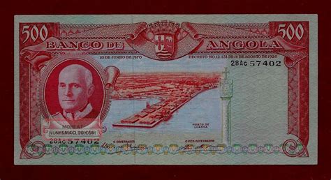 Portugal Angola Escudos P Ef Rare West Africa Congo