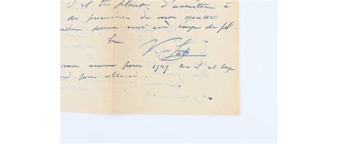 Scotto Lettre Autographe Sign E Son Grand Ami Carlo Rim Signed