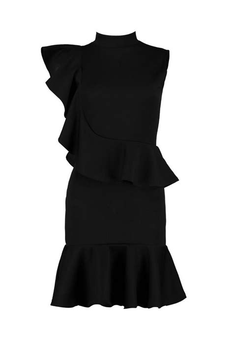 Niamh High Neck Ruffle Bodycon Dress Ruffle Bodycon Ruffle Bodycon Dress Dresses