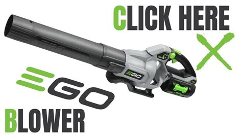 How To Use Ego 56v Electric Blower Using A Cordless Blower For The