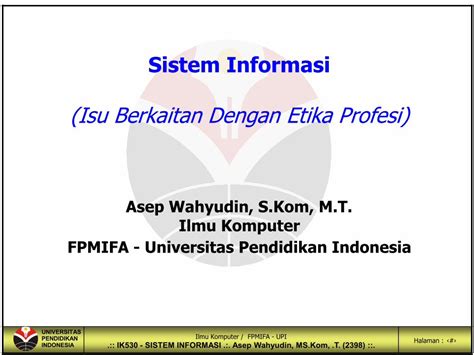 Pdf Isu Berkaitan Dengan Etika Profesi Dokumen Tips