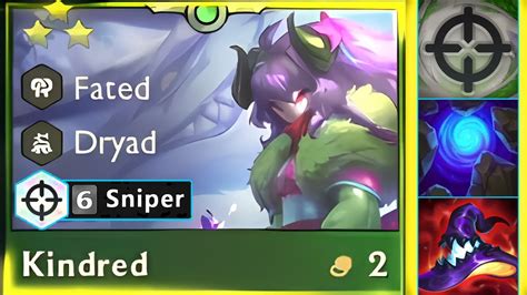 How Broken Is 6 Sniper Kindred ⭐⭐⭐ 3 Star 4 Reaper 3 Exalted Tft