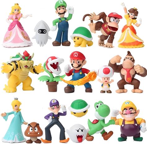 18 Pcs set Super Mario Toys Action Figures - USAMERICA SHOP