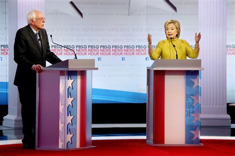 In Democratic Debate Hillary Clinton Paints Bernie Sanderss Plans As