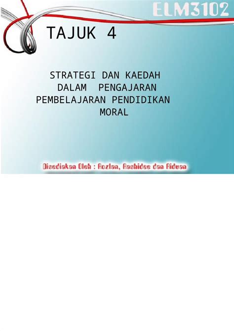 Pptx Strategi Dan Kaedah Pptx Dokumen Tips