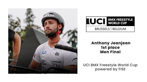 Anthony Jeanjean Winning Run Men Final UCI BMX Freestyle Park