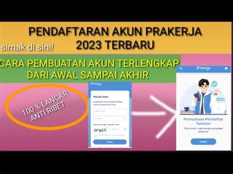 CARA DAFTAR PRAKERJA TERLENGKAP LEWAT HP 100 LANCAR Peluang Lolos