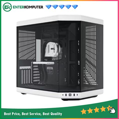 Jual Casing Hyte Y White Modern Aesthetic Dual Chamber Atx Case