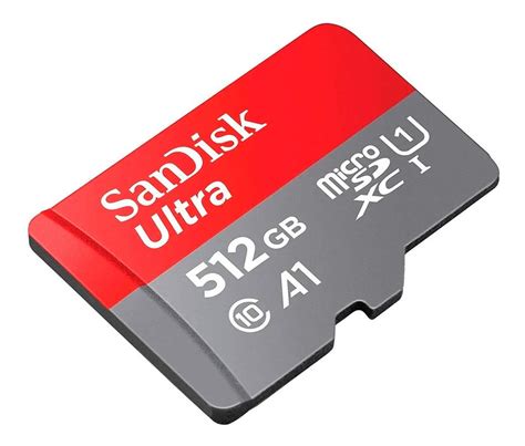 Cartão Memória Micro Sd Sandisk 512gb Ultra 120mbs Classe 10 Mercado