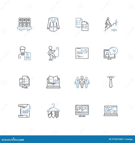 Workplace Diversity Line Icons Collection Inclusion Equity