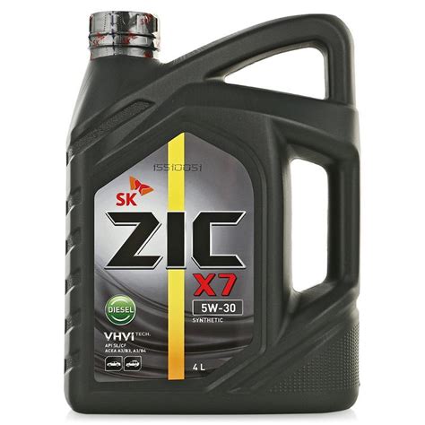 Купить масло zic x7 diesel 5W 30 дизельное для двигателя, выгодная цена ...