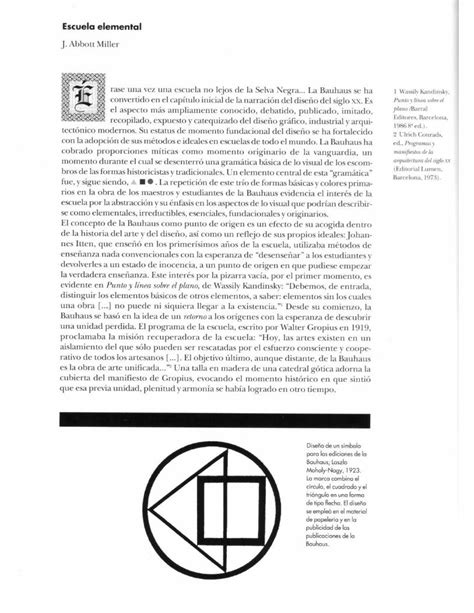 Pdf El Abc De La Bauhaus Y La Teoria Del Dise Oel Abc De La Bauhaus Y