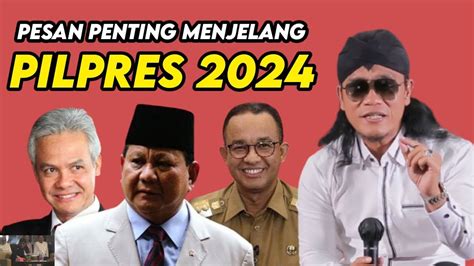 Gus Miftah Terbaru Pesan Penting Menjelang Pilpres Youtube