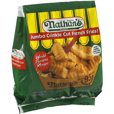 Nathans French Fries Crinkle Cut Jumbo Buehlers