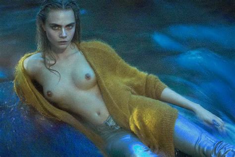 Cara Delevingne Topless For W Magazine Photo Shoot Uhq Nude Celebrity