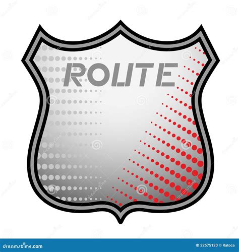 Route sign stock vector. Illustration of element, states - 22575120