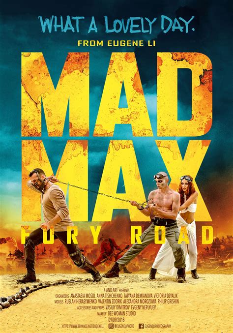 Mad Max: Fury Road Movie Poster on Behance