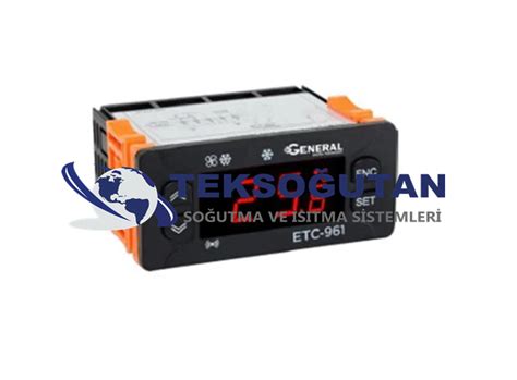 General ETC 961 Dijital Termostat Tek Prop Sensör / Tek Soğutan
