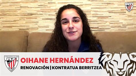 Oihane Hernández declaraciones renovación I Kontratua berritzea