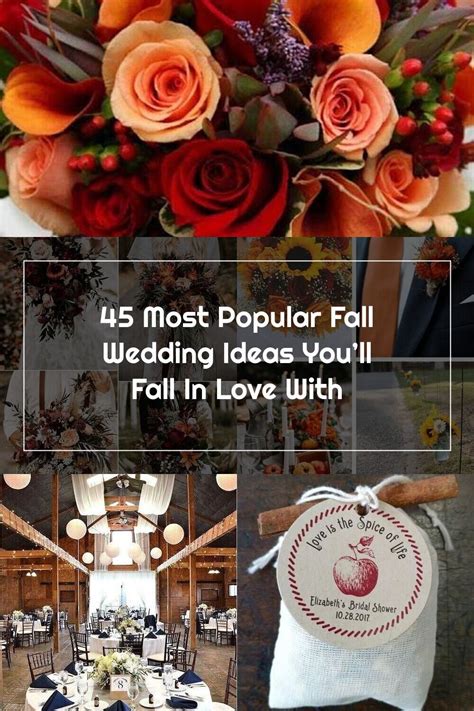 45 Most Popular Fall Wedding Ideas Youll Fall In Love With Fall