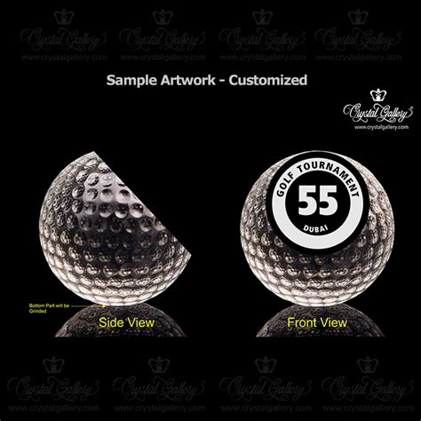 Buy Crystal Dimpled Golf Ball Replica Personalized T For Golfers