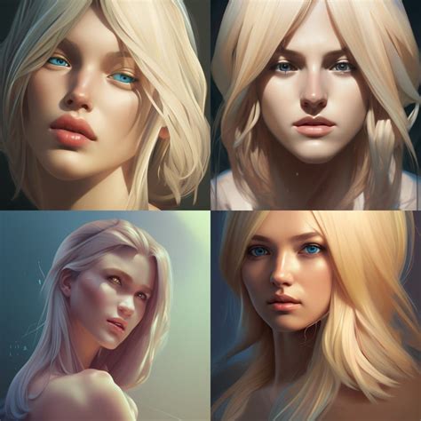 Blonde Bimbo Ai Generated Artwork Nightcafe Creator