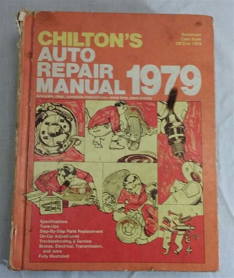 Chiltons Auto Repair Manual American Cars Auto