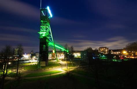 Laser Erin Park The Laserlight Above Castrop Rauxel City L Flickr