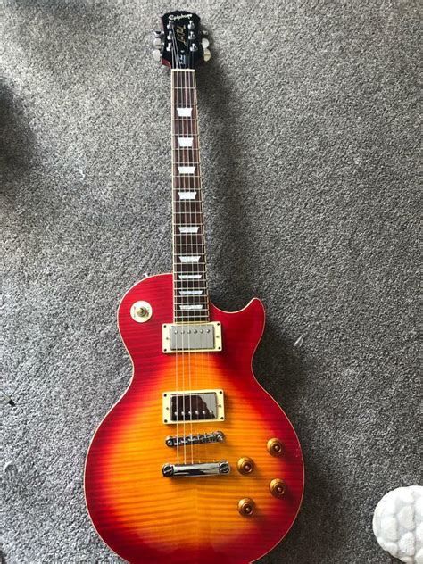 Epiphone Les Paul Standard Red Cherry Burst In Grimethorpe South