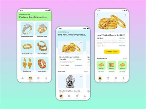 Jewellery App Ui Design By Vivek Ranpara On Dribbble