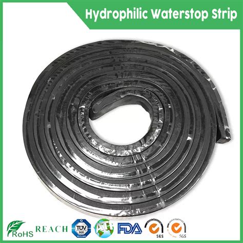 Hydrophilic Bentonite Swelling Rubber Waterstop For Concrete Joint