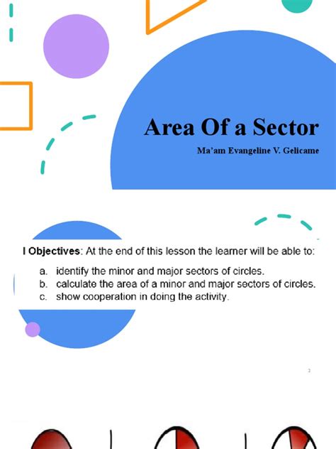 Area of A Sector | Download Free PDF | Trigonometry | Elementary Geometry