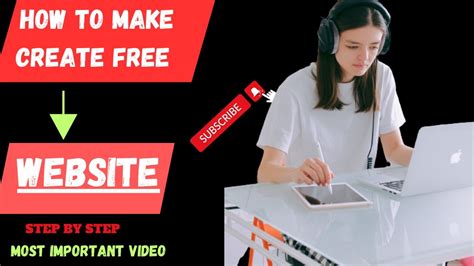 How To Create A Free Website In Minutes Youtube